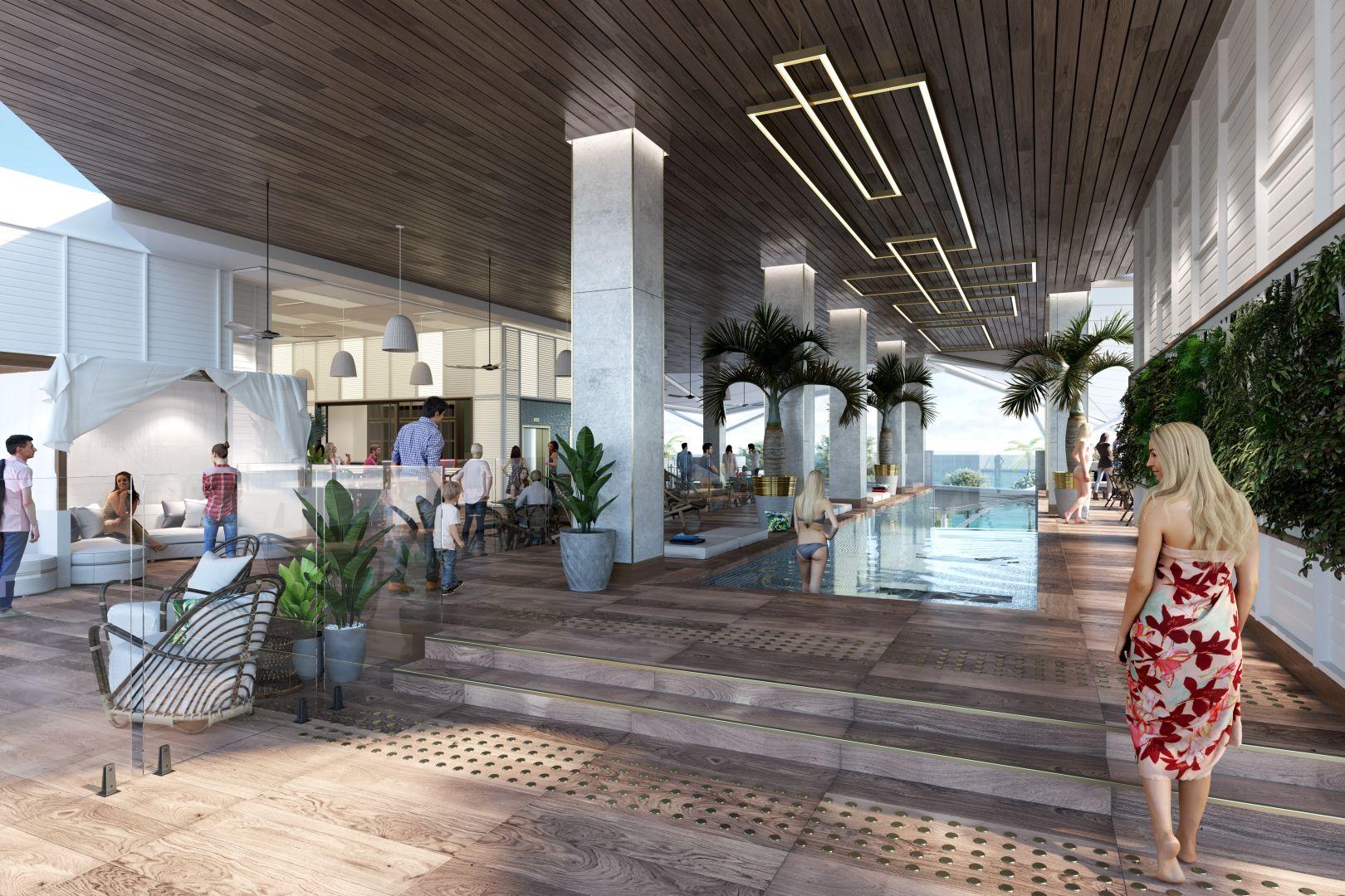 Hotel Crystalbrook Flynn Cairns Exterior foto Sky Lounge