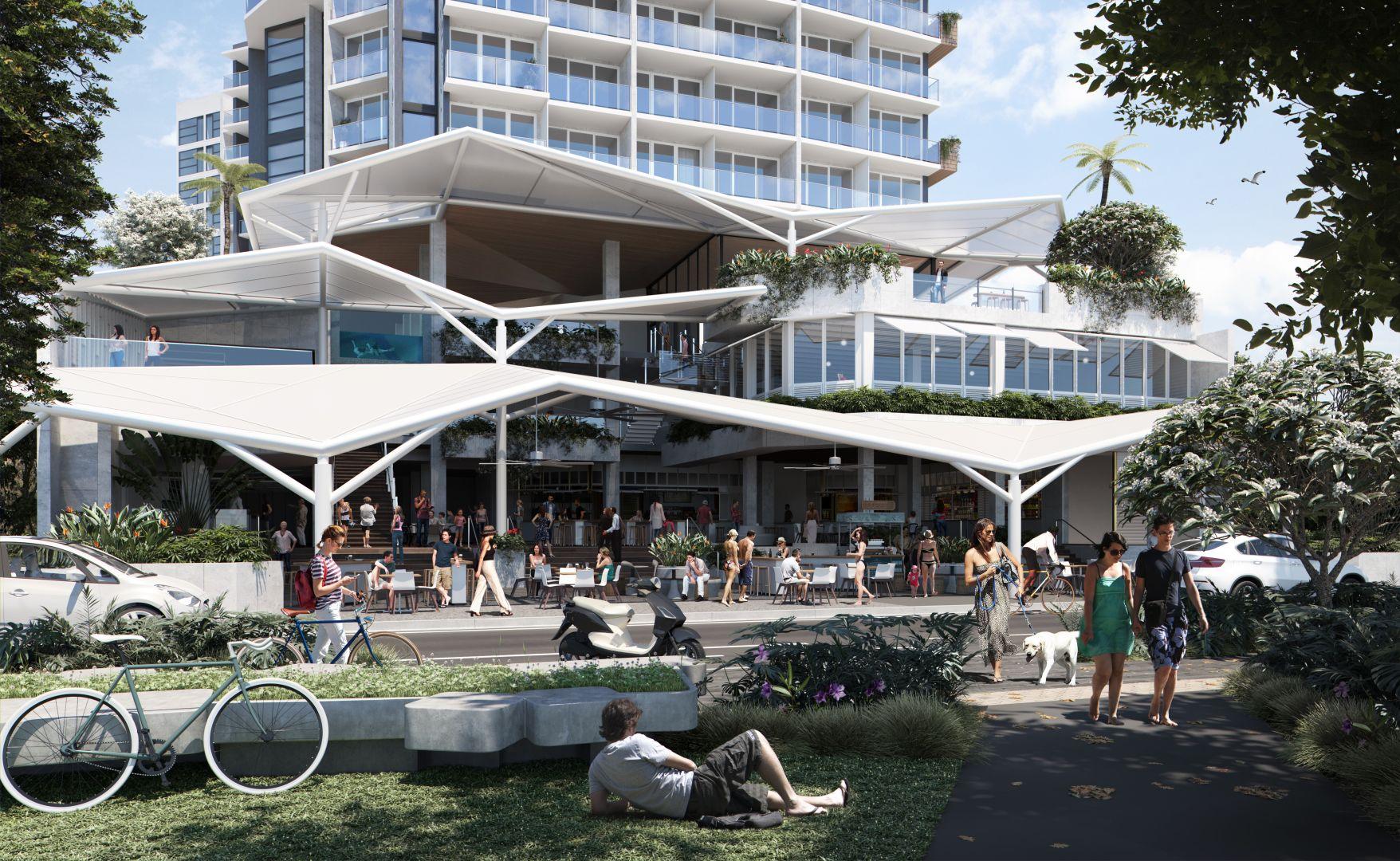 Hotel Crystalbrook Flynn Cairns Exterior foto Artist's impression of the proposed redevelopment of the Village Green